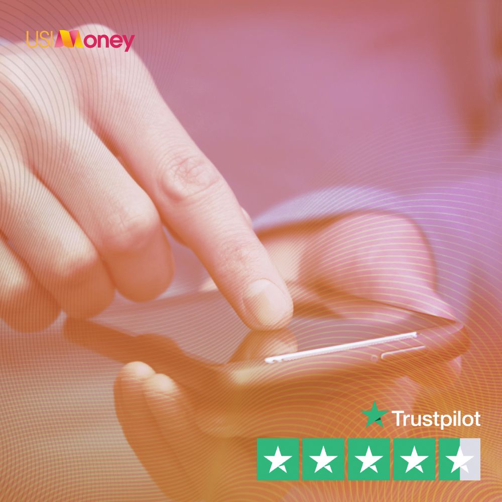 USI_MONEY's tweet photo. Thanks to all our wonderful customers, we are rated 4.7 on Trustpilot 💛 Why not sign up with USI Money to see what we can do for you. Get in touch today! 

#USIMoney #Onlineremittance #zerofee #Economy #UKEconomy #MoneyTransfer #Remittance #Fintech #Pakistan #Bangladesh #India https://t.co/Nbk9Wxa8QX