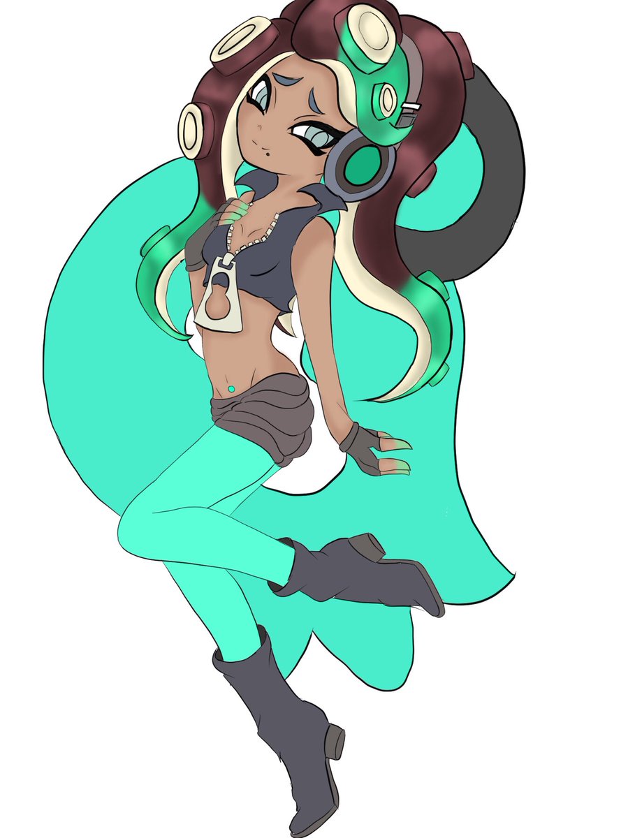 lightning2598's tweet photo. Just a quick update on the latest draw of marina from splatoon 2 🤔 #Nintendo #Splatoon2 #splatoonfanart #artist #illustration https://t.co/KNTQWUzpjy