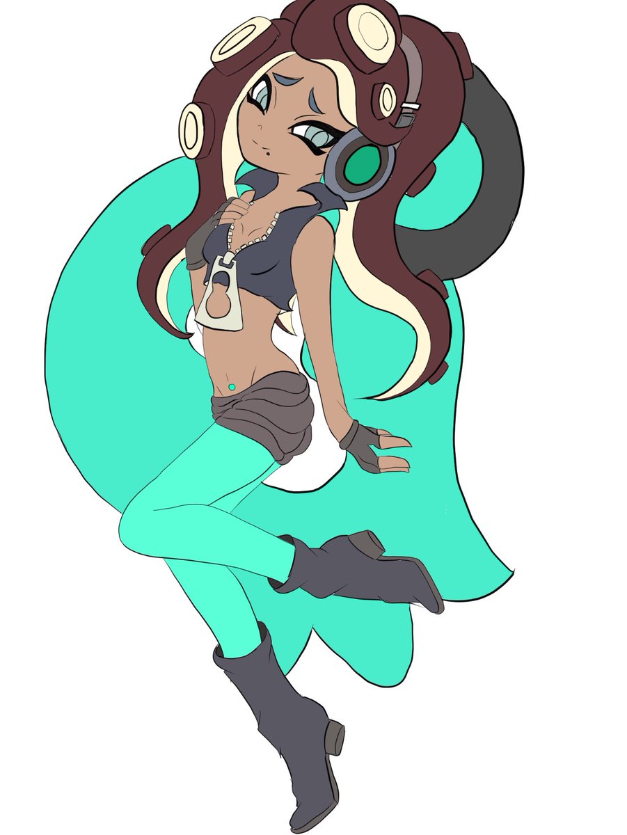 lightning2598's tweet photo. Just a quick update on the latest draw of marina from splatoon 2 🤔 #Nintendo #Splatoon2 #splatoonfanart #artist #illustration https://t.co/KNTQWUzpjy
