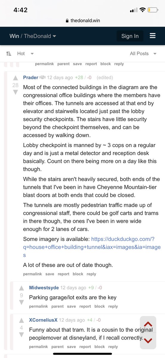 There was also this near fixation on the tunnels of DC and making sure members of Congress were prevented from escaping. Note the last screenshot also makes a request that anyone who works at the Capitol leave a gate open on 1/6.