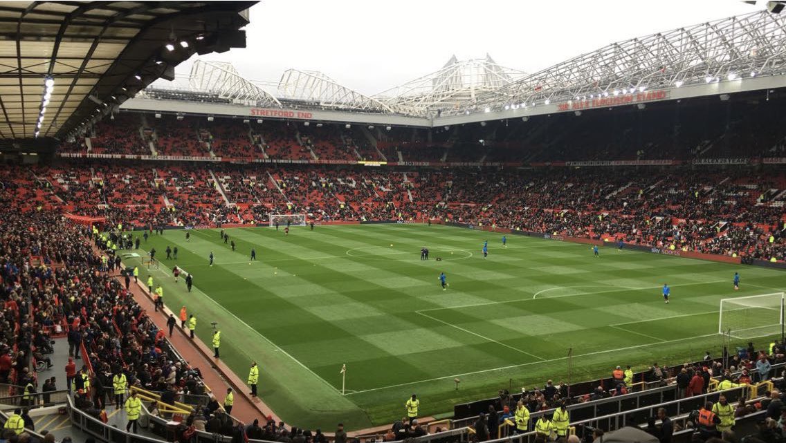 Old Trafford, not the theatre of dreams as claimed but it’s not bad & a trip to Manchester is always welcome. Been here many times but I always skip the ones we win, unless you count the Pedro Mendes game which I am still deeply bitter about