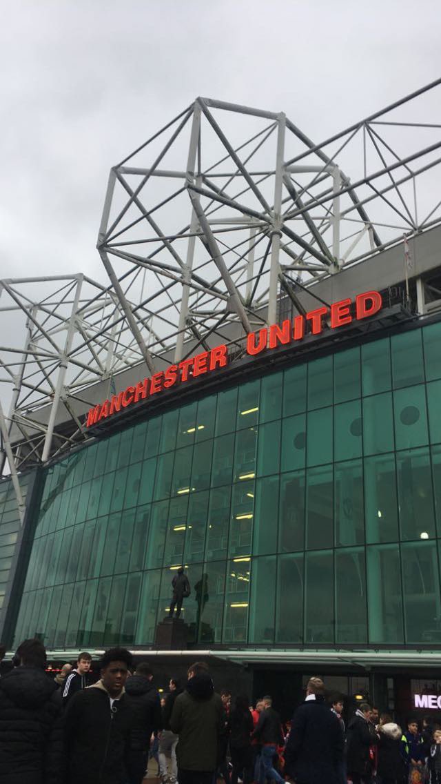 Old Trafford, not the theatre of dreams as claimed but it’s not bad & a trip to Manchester is always welcome. Been here many times but I always skip the ones we win, unless you count the Pedro Mendes game which I am still deeply bitter about