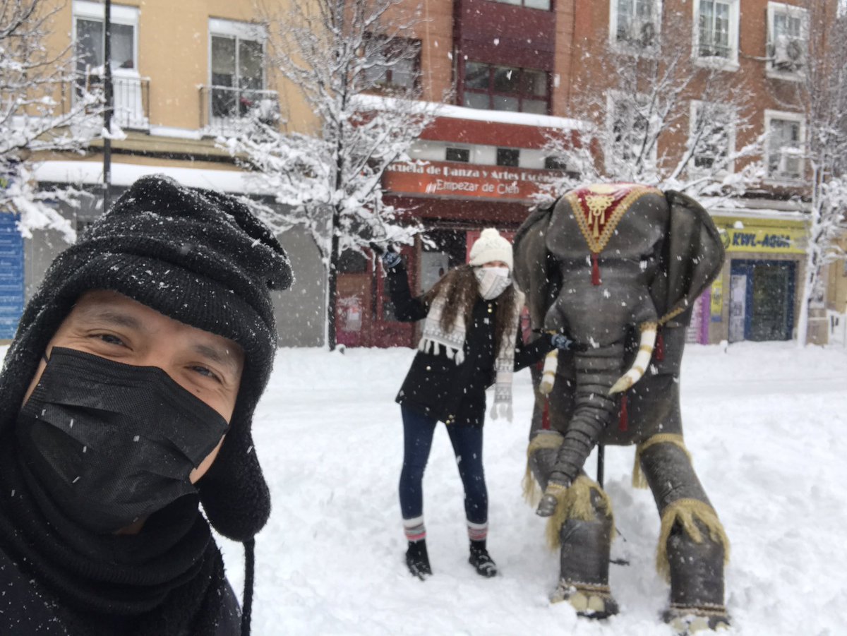 EmpezardeCien's tweet photo. Un elefante en Vallecas! 🐘 @vallecasweb @PortalVallecas @JMDpvallecas https://t.co/aXTmiCQ3n9