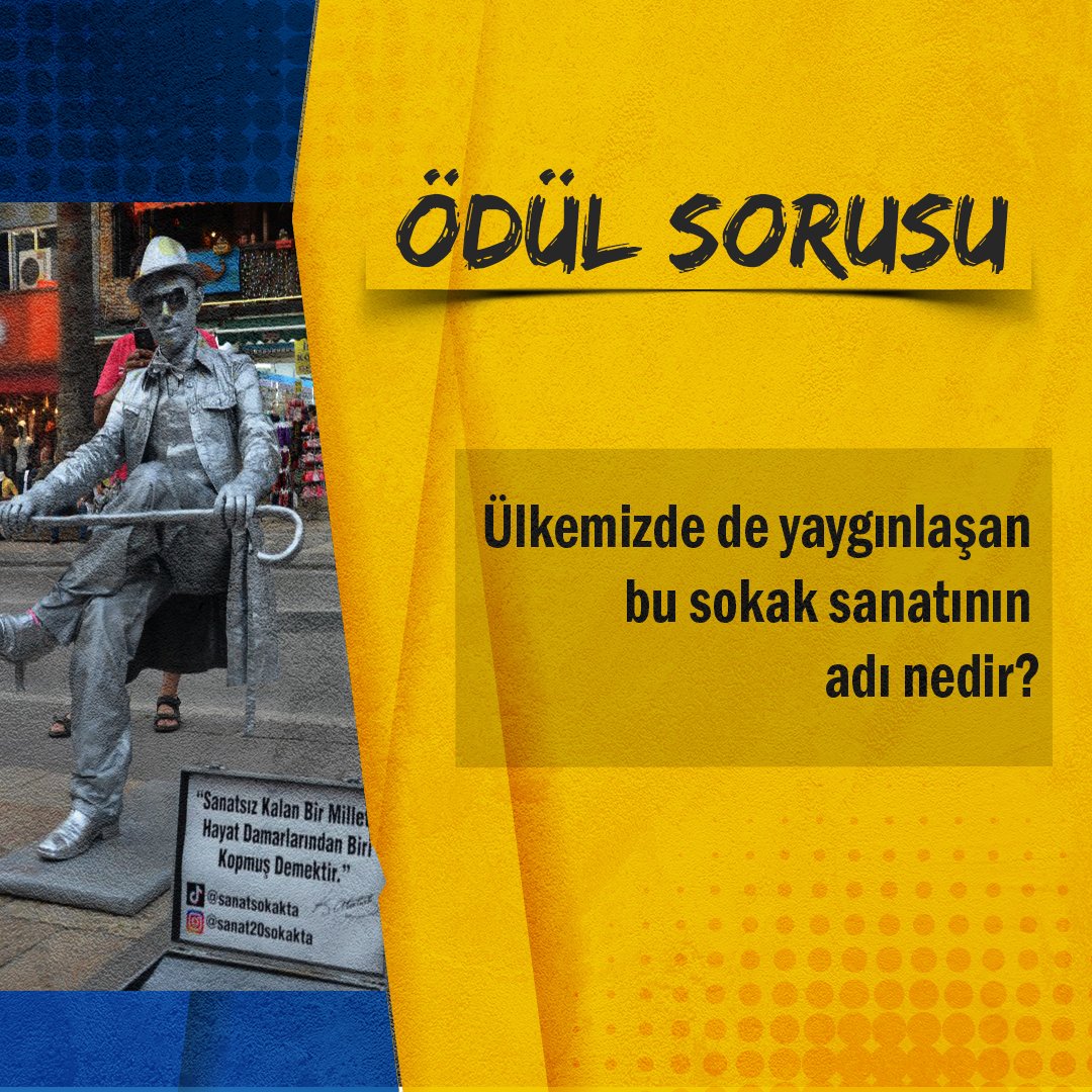 #MevzuBahis: SOKAK SANATI

🌄 Birun Kümbet Dağ Evi'nde 2 kişilik tatil kazanmak için yapman gereken:

Soruyu doğru cevapla, RT'le, sosyal medya hesaplarımızı takip et!

➤ x.com/tvnet
➤ facebook.com/tvnet
➤ instagram.com/tvnet
➤ youtube.com/tvnet