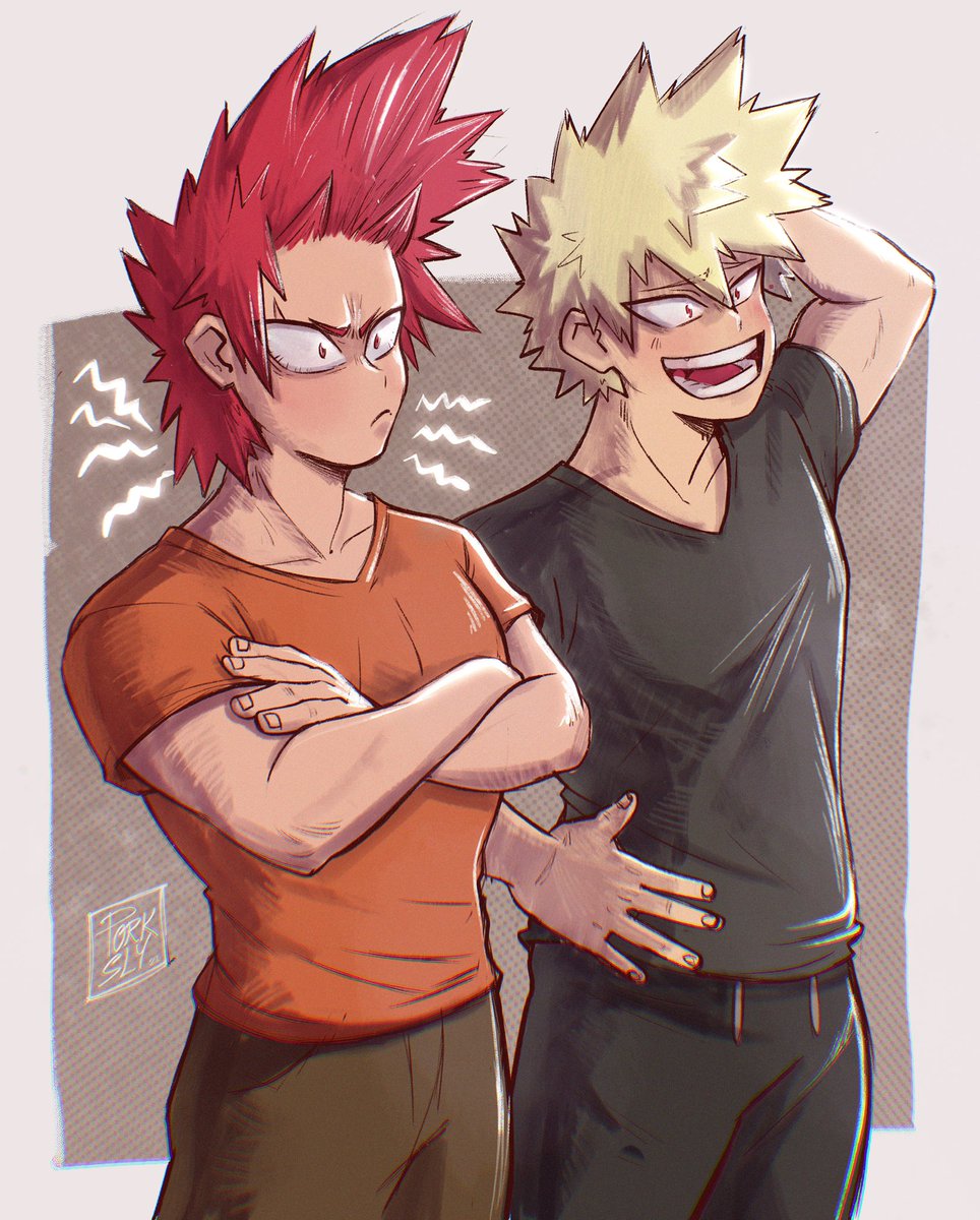 Krbk - They got hit with a quirk that made them swap bodies. ? 