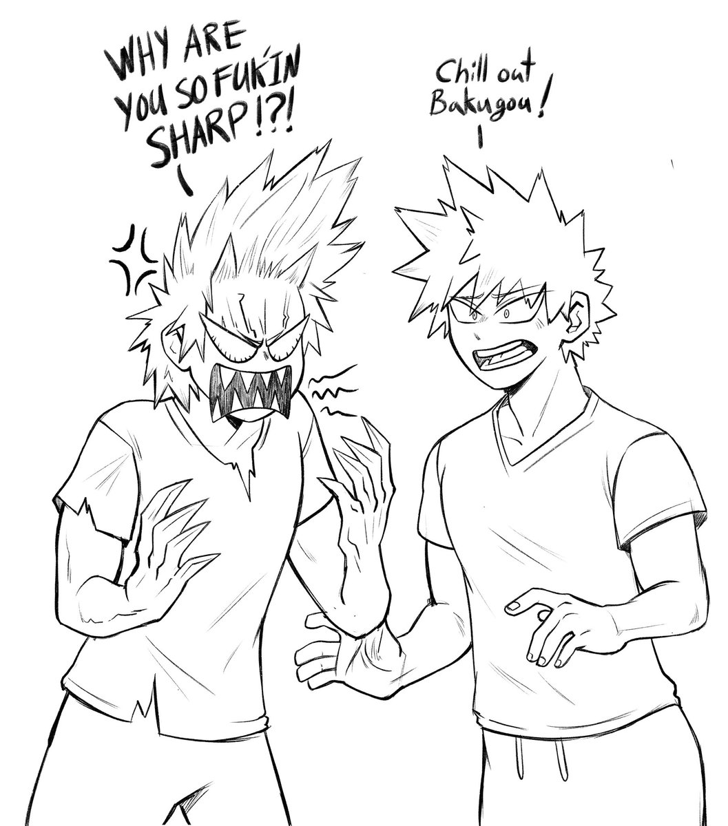 Krbk - They got hit with a quirk that made them swap bodies. ? 