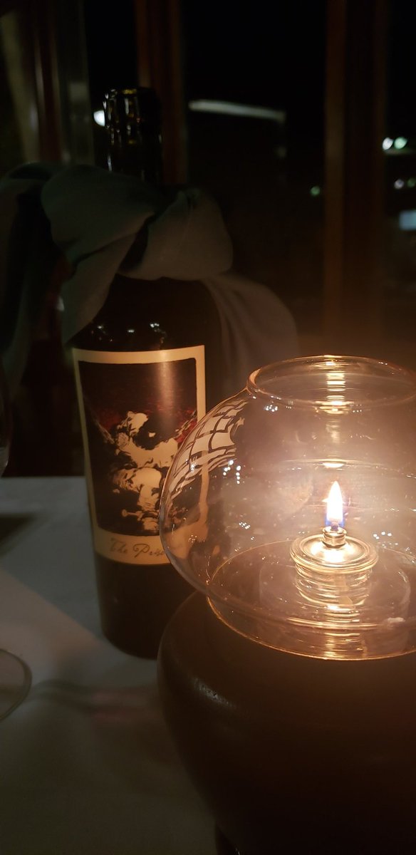 DoorCountyTime's tweet photo. Great steaks, shrimp and crab last night. Oh, can't forget the wine. @DonnysGliddenWI https://t.co/hkfRvBEoPh