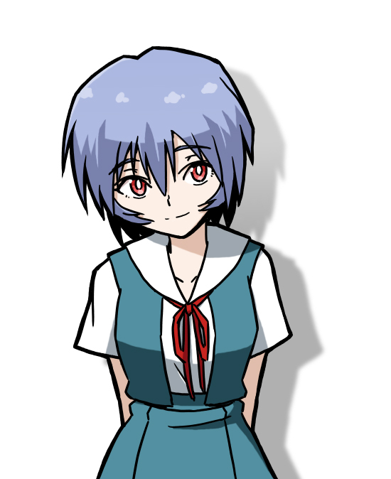 綾波レイ「綾波レイ 」|さしみのイラスト