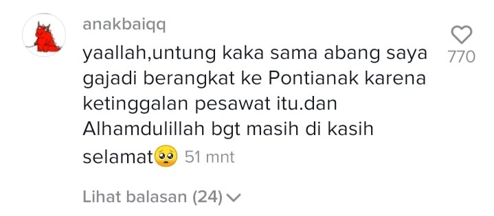Sebaiknya kita tidak mengumpat keadaan, ketika perjalanan kita terhambat oleh hujan, ban bocor, macet, dll.Karena kita tidak pernah tau bahaya apa yg Tuhan cegah untuk kita  #SJ182 - A Thread -