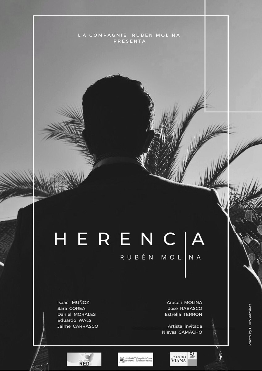 Mañana domingo, a las 20h, os invitamos al estreno de #Herencia', un espectáculo de #CulturaenRed producido en colaboración con la Compagnie de Danse de <a href="/molinaofficiel/">Rubén Molina</a>. Síguelo en la Plataforma Cultura Córdoba ➡️bit.ly/2XnE99I #compagnierubenmolina  #rubenmolina