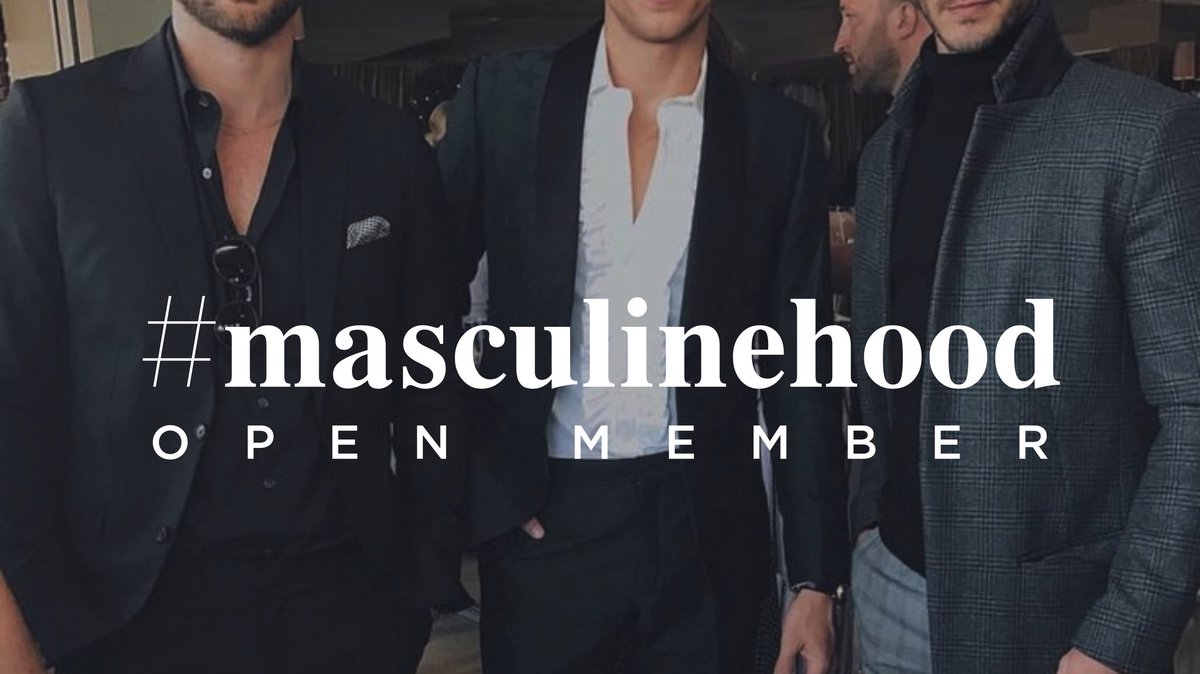 The wait is over, this is a big news

We are #𝐦𝐚𝐬𝐜𝐮𝐥𝐢𝐧𝐞𝐡𝐨𝐨𝐝 now open for new gentleman to join in our brotherhood. Read this thread carefully to know more
