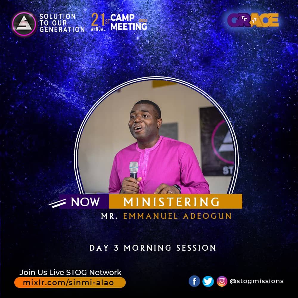 STOGMISSION's tweet image. DAY 3 ! Join Live
mixlr.com/sinmi-alao