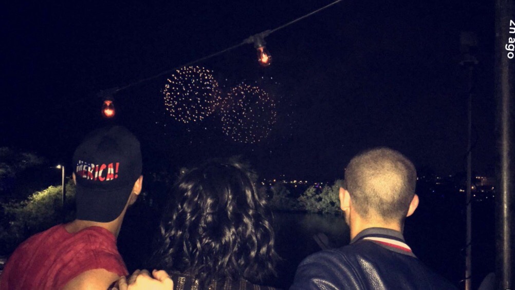 1st: Jemi and Wilmer in November 2015; 2nd: Jemi and Nick during the Future Now Tour; 3rd: Jemi and Nick on 4th of July; 4th: Jemi on their joint show in late September 2016.