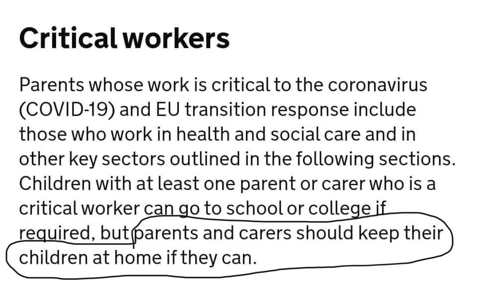 If you CAN keep your child at home you SHOULD keep your child at home.