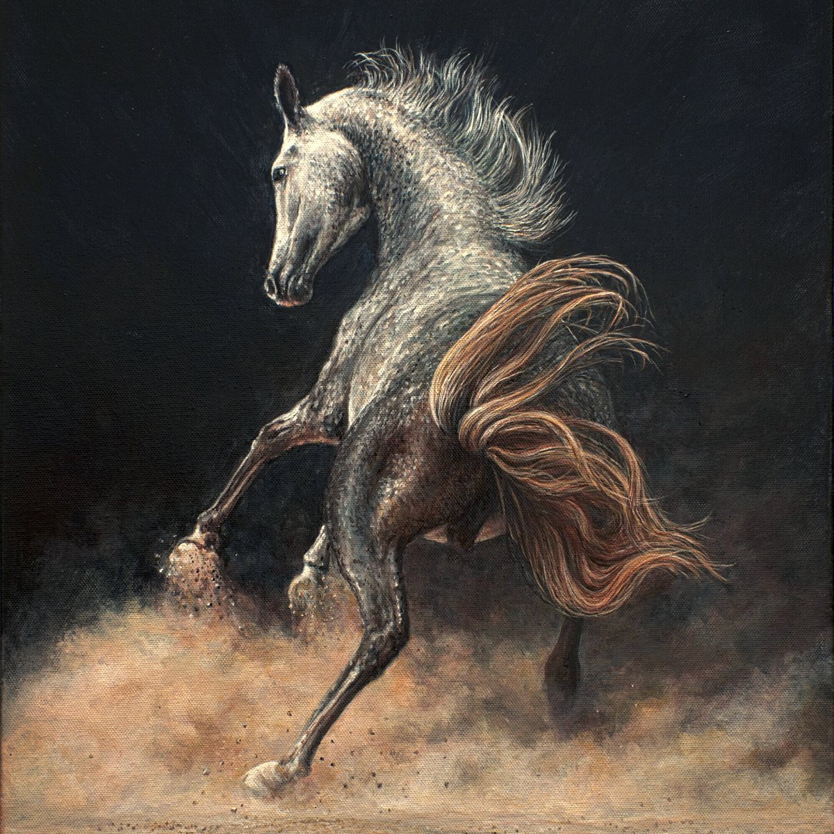 RatoSociety's tweet photo. Chamindra de Silva Abeyewickreme https://t.co/7EJcNaaVHK  #art #artist #artwork #painting #horse #animal #ratosociety #originalart #artoftheday #artistoftheday https://t.co/mSG7BaSH75