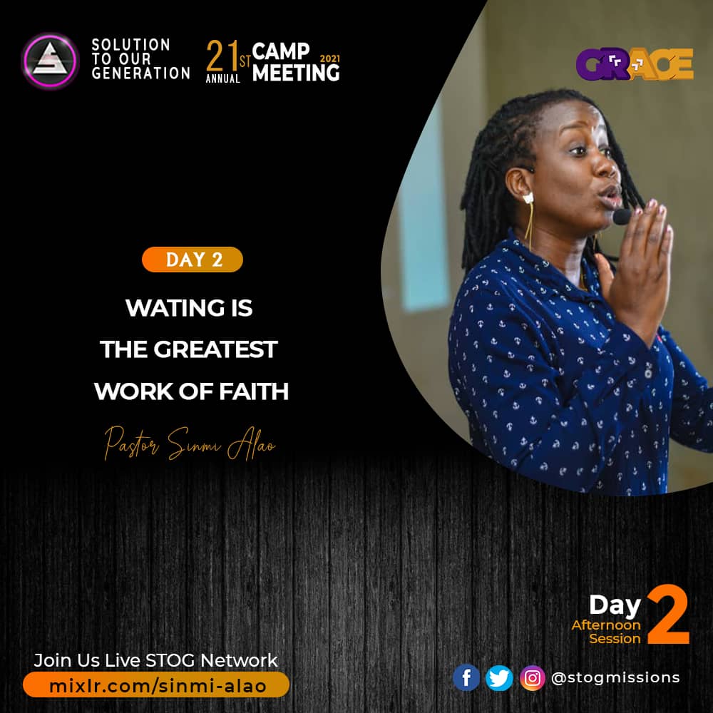 STOGMISSION's tweet image. Excerpts from Day 2!
#grace
#campmeeting2021