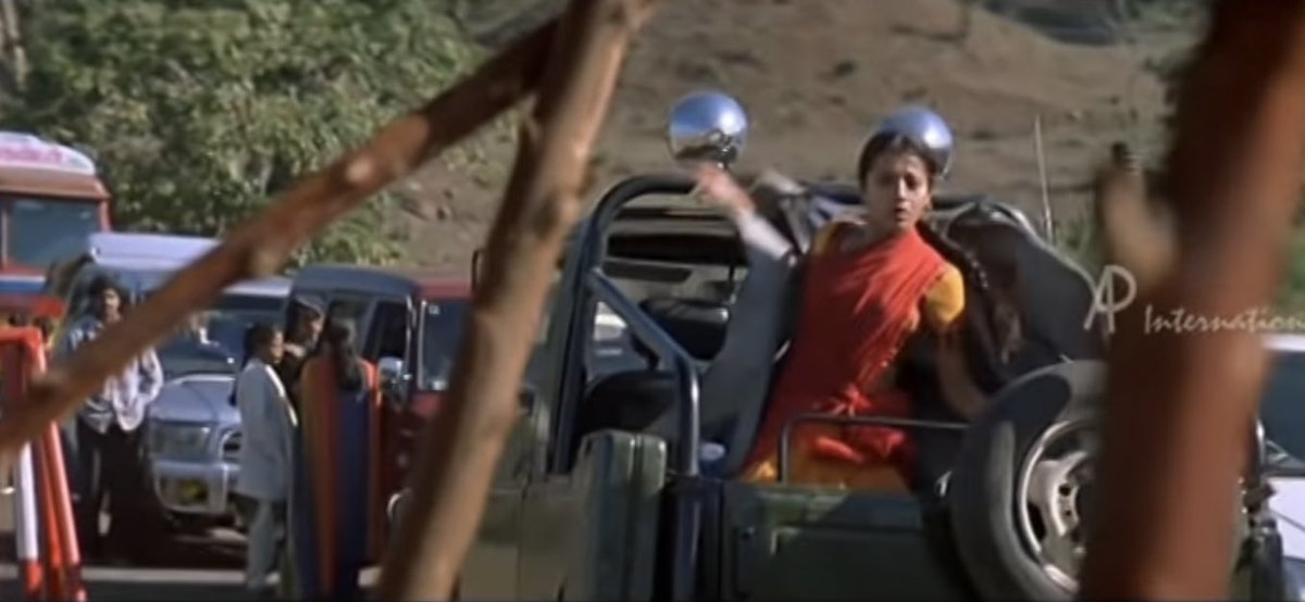 Vijay tried to smartly dodge cops but this one had to come out of her hiding HAVE PATIENCE SIS