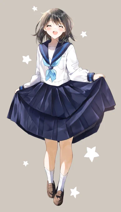 【お題箱】高知南高校の制服を着た子 