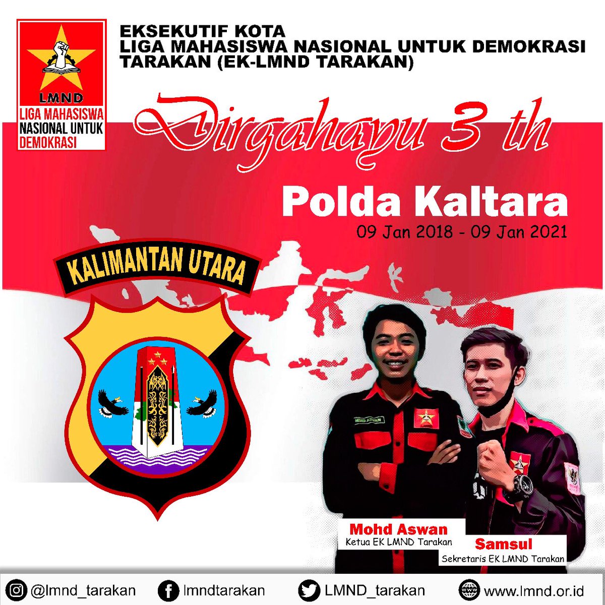 LMND_Tarakan's tweet photo. Dirgahayu Polda Kaltara https://t.co/4ArMsw95gz