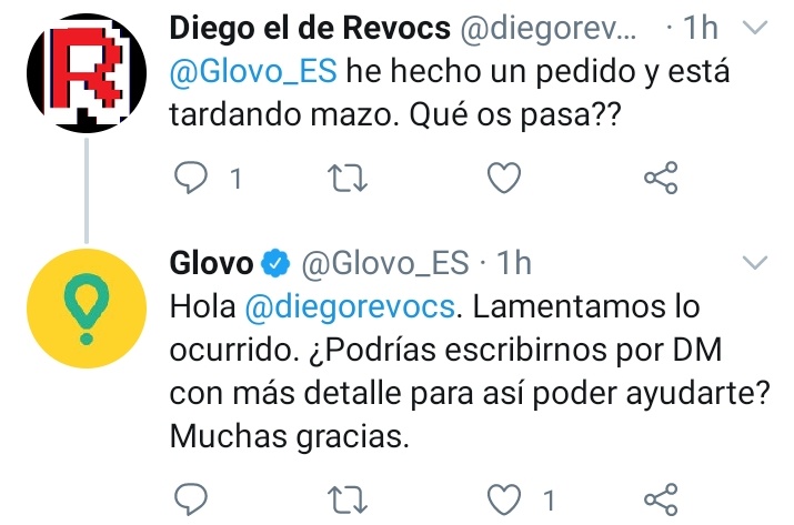 Hoyuelicos's tweet photo. La cara de cemento de Glovo y me quedo corta. https://t.co/WsbAO6Cjfz