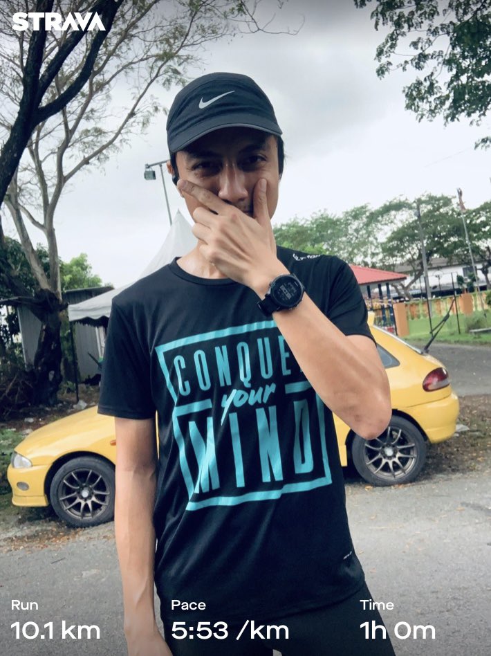 FariqBAzaha's tweet photo. Hensem cap @myHarithShah ni. Terus rasa laju skit harini 🤣
#PartTimeRunner https://t.co/Q5h6pLdo2p
