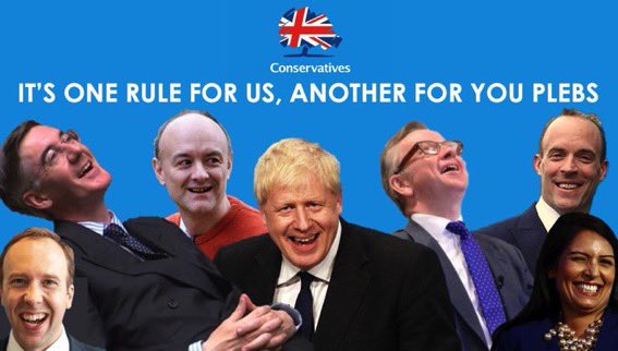 JerryHicksUnite's tweet photo. This tragic Covid19 catastrophe is down to Boris Johnson & his Tory Government.
His & their decisions, end of!
Please #retweet if
1) You are at home
2) obeying the lockdown rules
3) wearing a mask if you go out
#NotUsThem #ToryIncompetence #ToryCorruption #COVID #COVID19 https://t.co/v7ULMJPAVu