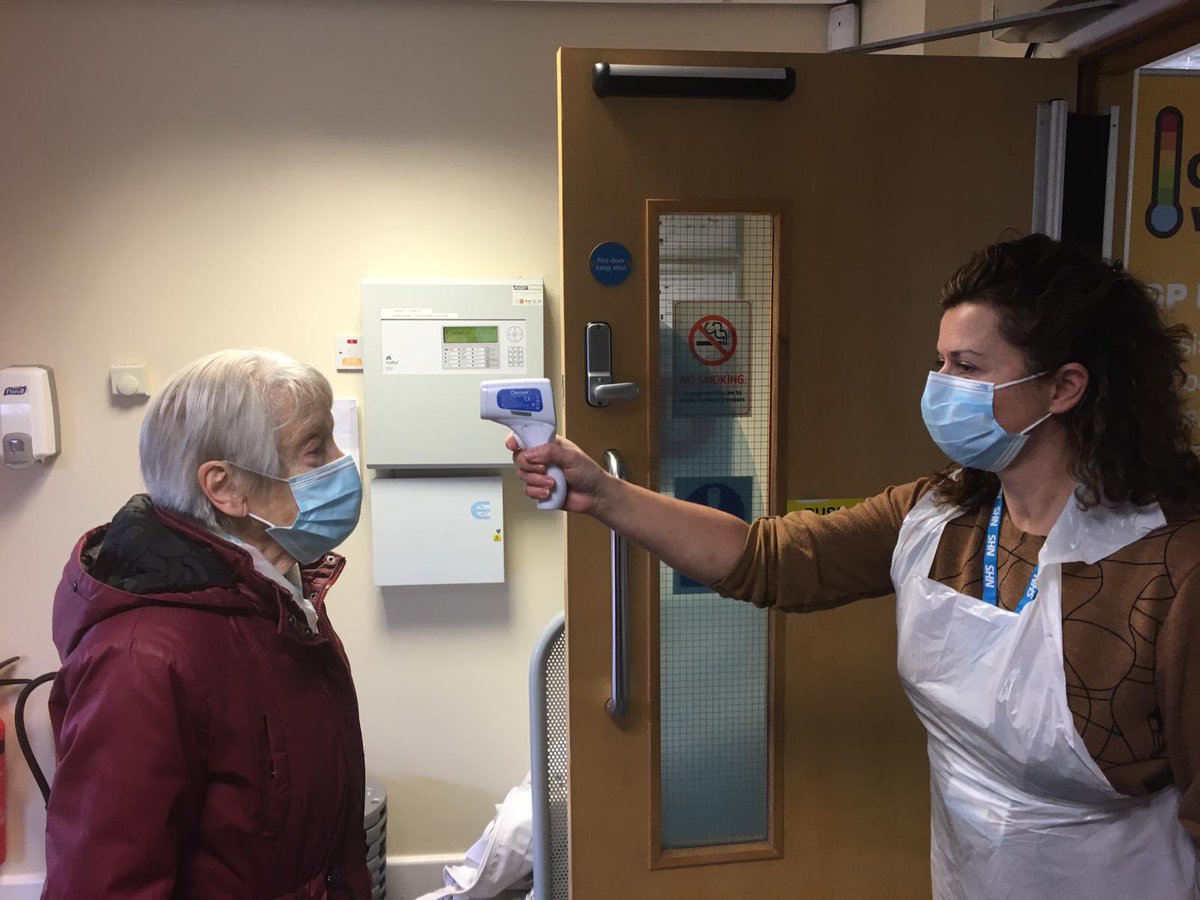 wheelyal's tweet image. Incredibly privileged to have worked with my team, primary care colleagues and volunteers at two #COVIDVaccination sites this week, long, cold days but blown away by the patients (most ov 90) who queued, were thankful,were jolly, so resilient! Very emotional #proudtoworkforthenhs