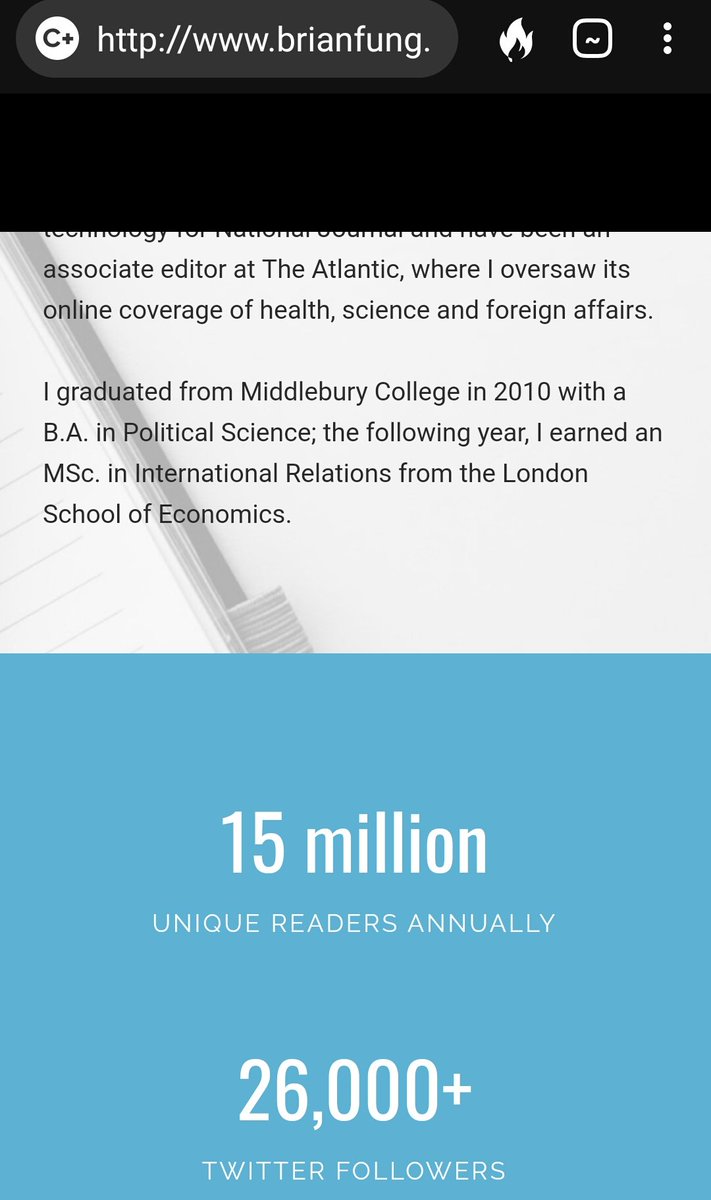 6. Who is Brian Fong? His bios and his headlines.