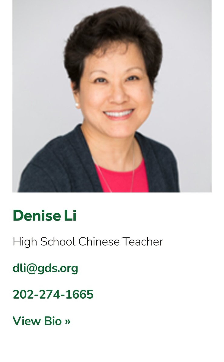 8. His mom, Denise Li, was a TV Producer for CBS for 22 years, but now she teaches at Georgetown Day School. In her bio, she mentions her children attending GDS.