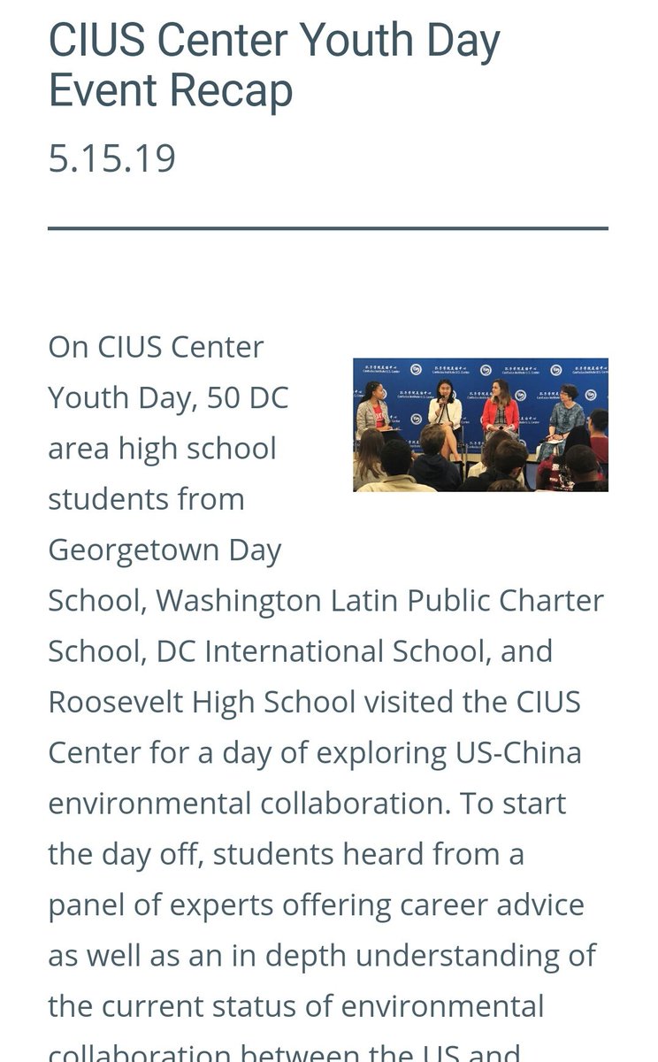 9. GDS sent students to the Confucius Institute US Center (CIUS) Youth Day in 2019.