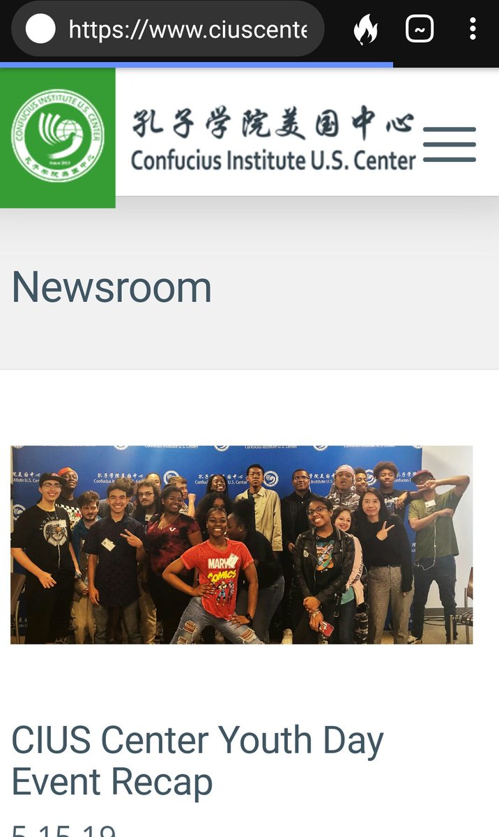 9. GDS sent students to the Confucius Institute US Center (CIUS) Youth Day in 2019.