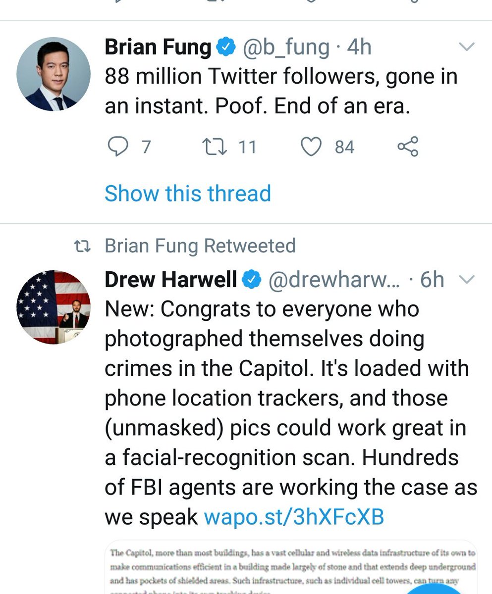 14. Why does Brian Fung hate Trump so much? Perhaps his upbringing? Or is he HELPING CHINA???? Seems like we should be PESTERING the  @StateDept or  @SecPompeo to look into his families' ties to the Communist Party of China.