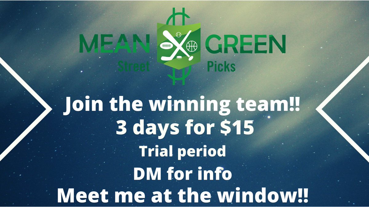 RT only and I will DM you FREE VIP Play #sportsbettingadvisor #sportsinvesting #sports #gambler #sportsbettingadvisor #meanstreetpicks