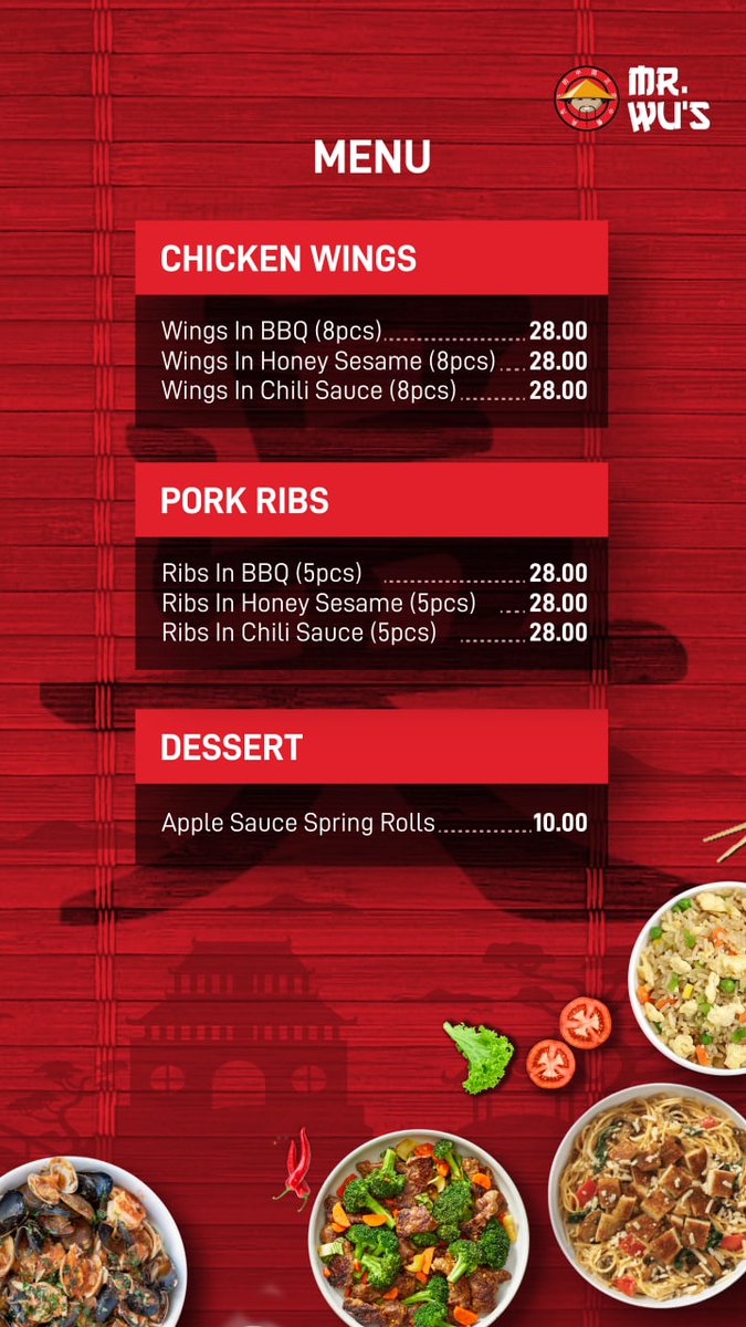 mrwusgh's tweet photo. Take a look at our menu. https://t.co/hUEY4jWep9