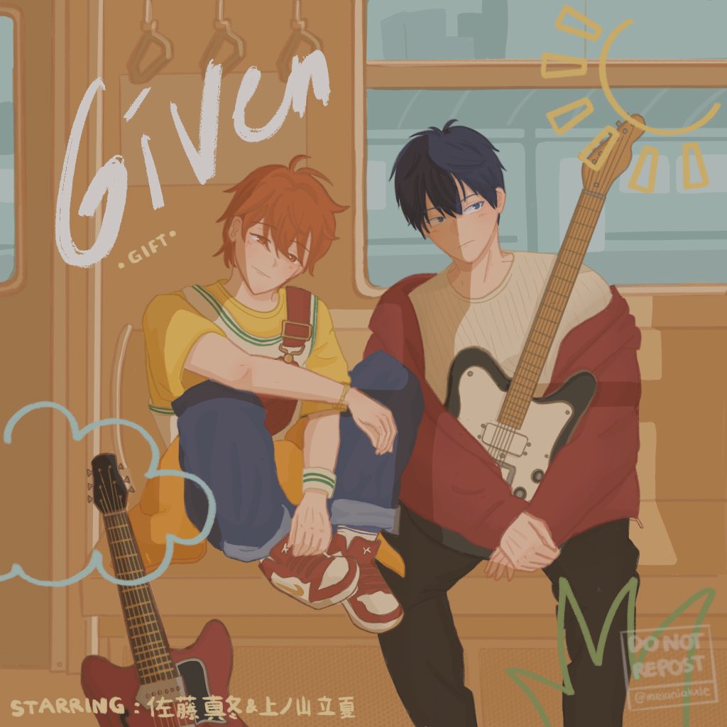 melaniakxle's tweet photo. one summer story ☀️ #given #ギヴン #fanart https://t.co/fQWVw2za1x