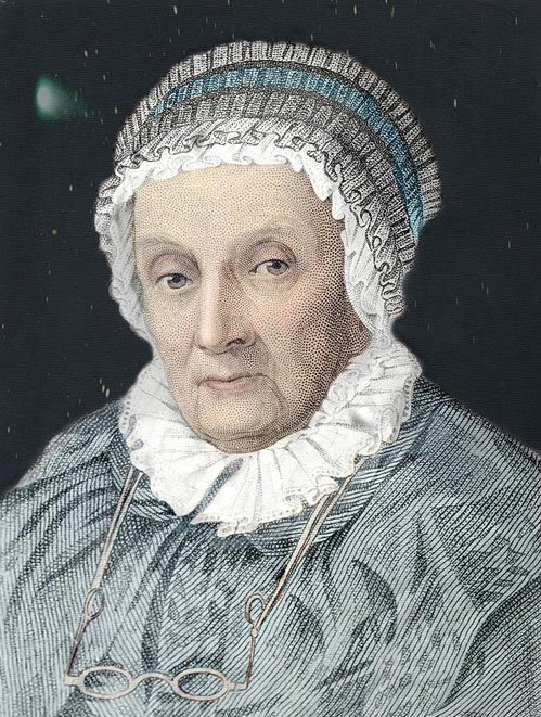 JaneHoodless's tweet photo. With her brother, Caroline Herschel–who died #OTD 1848, aged 97–discovered over 2400 astronomical objects over 20 years. "The eyes of her who is glorified here below turned to the starry heavens." #CometHunter https://t.co/AHcnDjl8fB