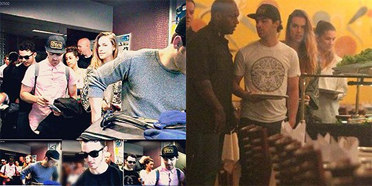 Joe and Blanda (Janda) were always together, as she followed him on tour with the Jonas Brothers. When she wasn’t following him, he sent her flowers (1st picture).