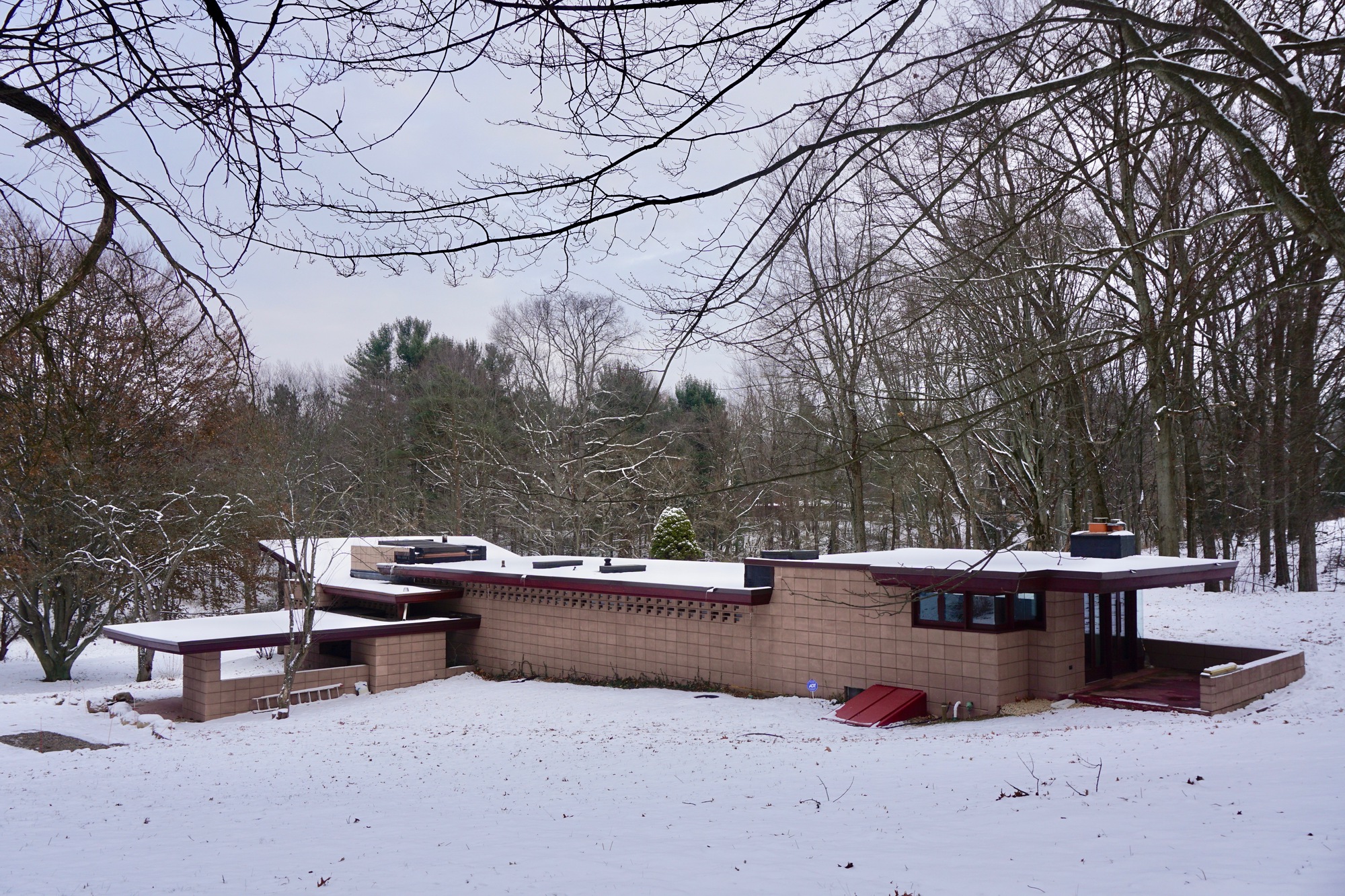 Maria 100x100masterhouses Frank Lloyd Wright Houses In Snow Charles Dorothy Manson House Wi 1941 Muirhead Farmhouse Il 1950 Eppstein House Mi 1953 Penfield House Ohio 1955 American Classics Charles Ives The