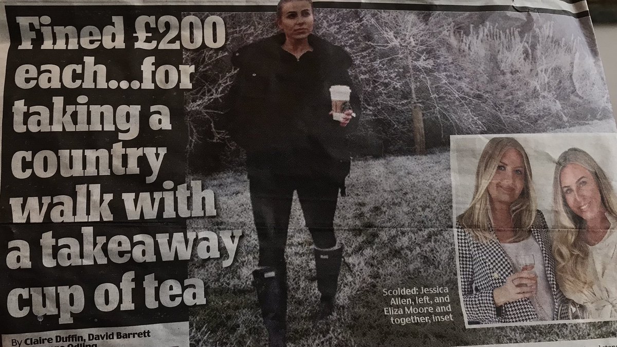 geoffreyMyers1's tweet photo. Arrested in possession of #peoperminttea โOut taking exercise just 5 miles from home and deemed to constitute picnicking by #Derbyshires finest ๐ฎโโ๏ธIs there any wonder why police lose public confidence & termed #Dibble โWe have to wonder at their Leadership& Training @DerbyPol https://t.co/fkMHFbyKYu