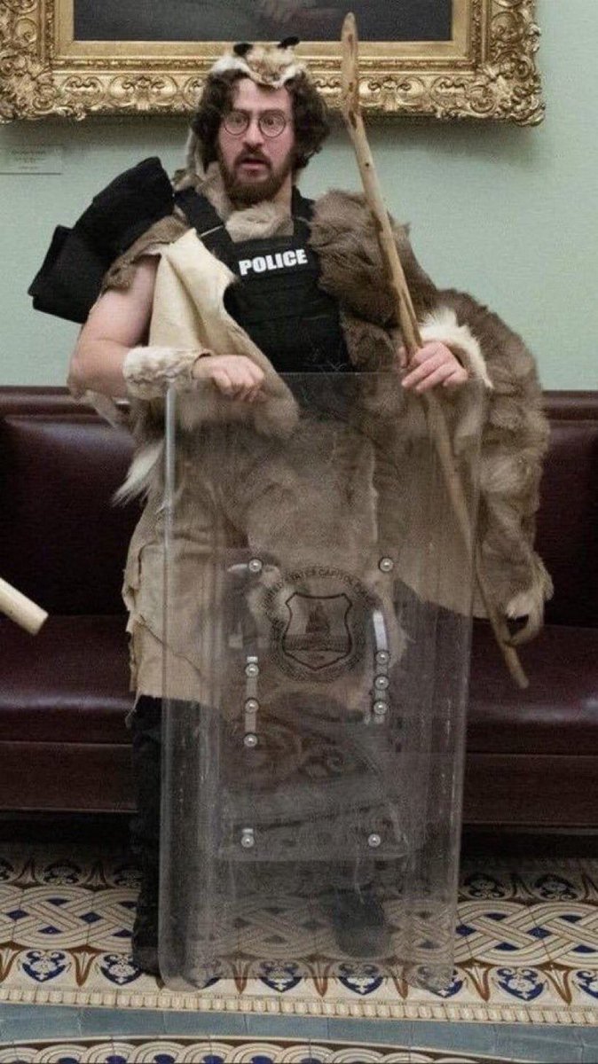 Aaron Mostofsky. His dad is a Brooklyn Supreme Court Judge.He is on the  @FBIWFO wanted list. Snappy dresser too. https://www.timesofisrael.com/rioter-in-fur-pelt-is-son-of-ny-jewish-judge-who-led-a-national-synagogue-group/
