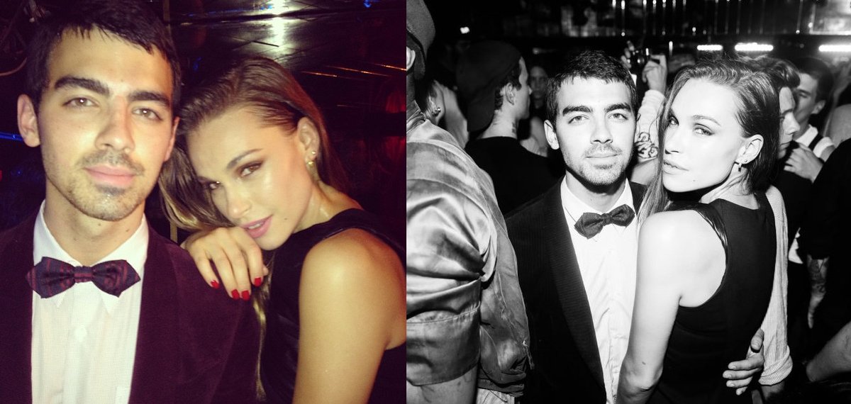 3rd picture: It was rumored, by Oceanup, that Joe had a sextape with Blanda Eggenschwiler coming out. The entire Jonas group of friends made fun of it on Twitter.