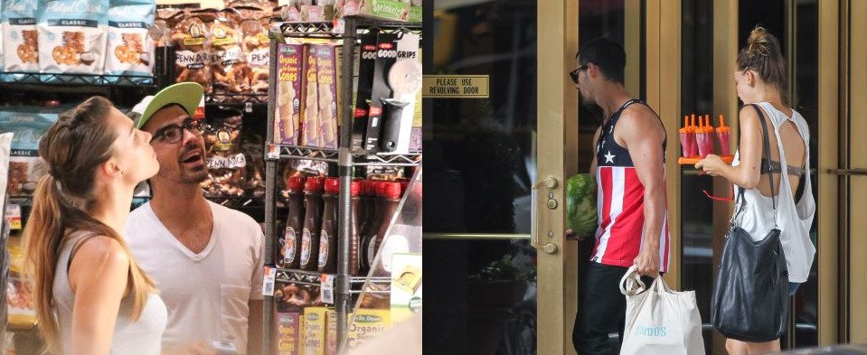 3rd picture: It was rumored, by Oceanup, that Joe had a sextape with Blanda Eggenschwiler coming out. The entire Jonas group of friends made fun of it on Twitter.