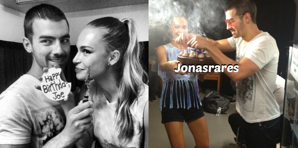 3rd picture: It was rumored, by Oceanup, that Joe had a sextape with Blanda Eggenschwiler coming out. The entire Jonas group of friends made fun of it on Twitter.