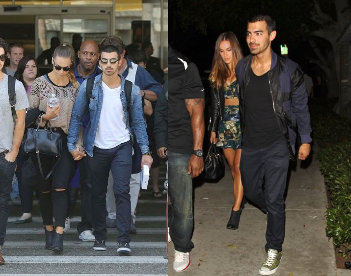 3rd picture: It was rumored, by Oceanup, that Joe had a sextape with Blanda Eggenschwiler coming out. The entire Jonas group of friends made fun of it on Twitter.