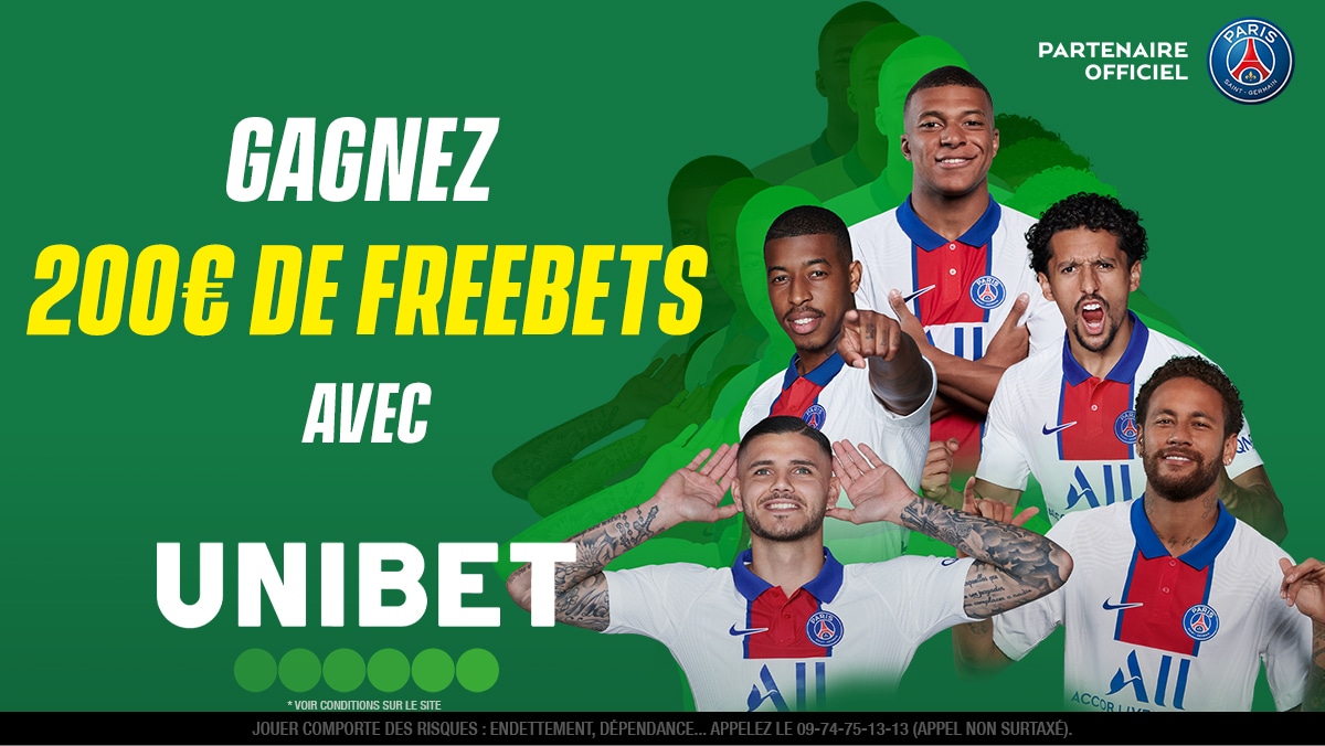 UnibetFrance's tweet image. 🤑💰 Gagnez 10 x 20€ de Freebets avec Paris SG - Brest ! Combien de but(s) marqueront les Parisiens ? 

👉 RT  + #FreebetUnibet + Pseudo pour participer. 
⏳ Fin du jeu à 21h00.
🍀 TAS Dimanche.