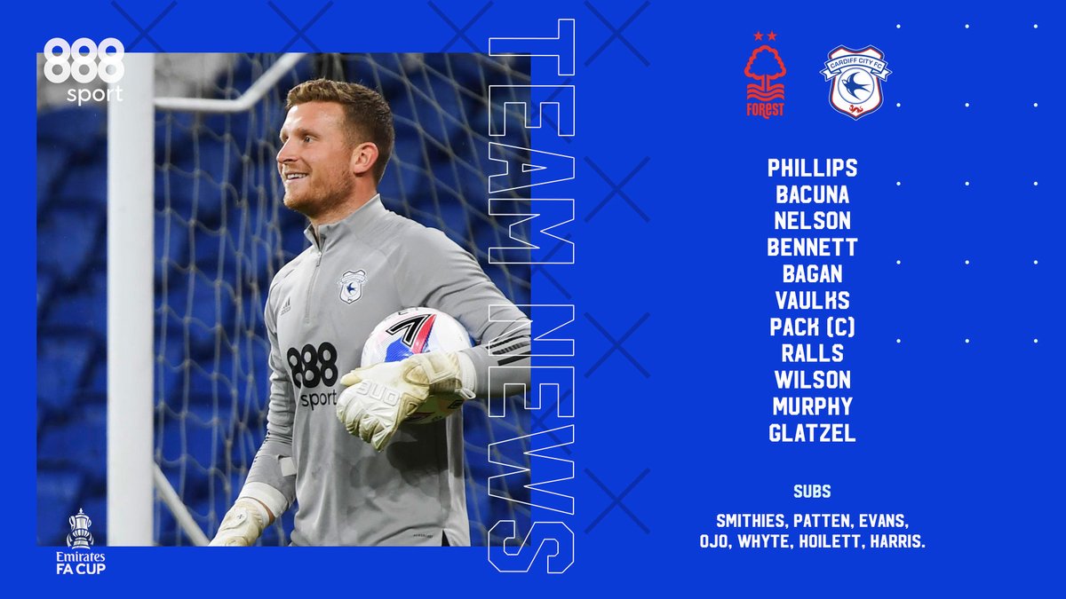 Cardiff City FC on X: 🔢 This is how the #Bluebirds line-up for