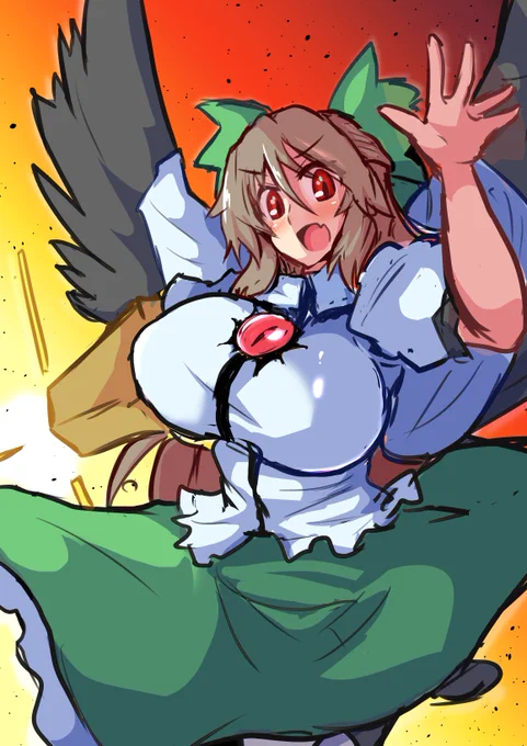 友達と東方キャラ描き合う遊びしてた 
