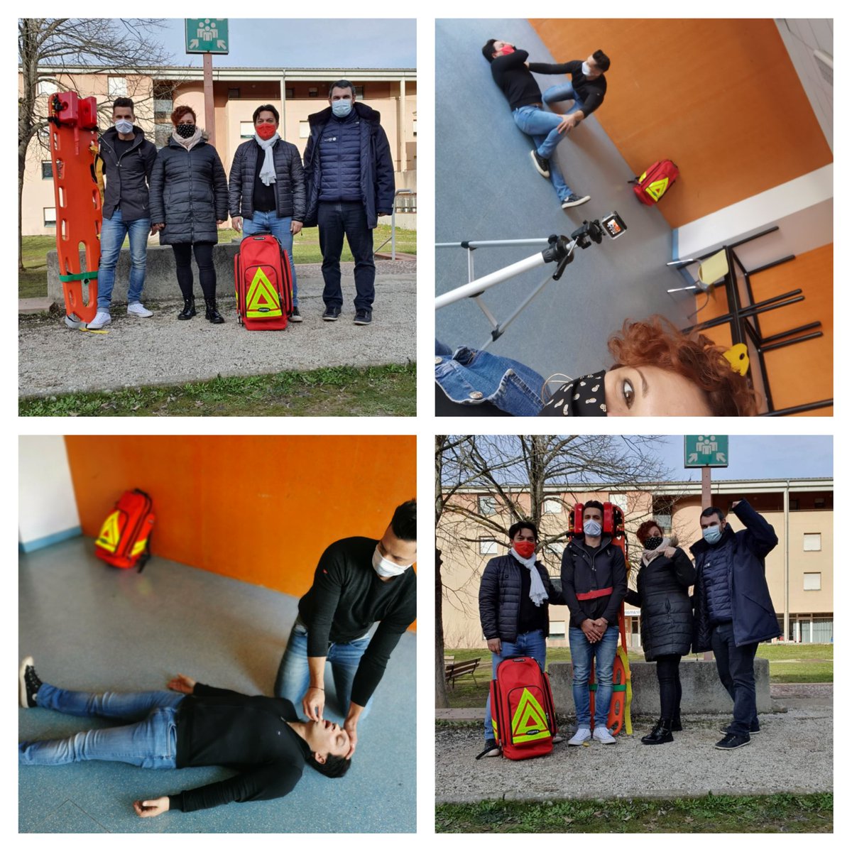 ElodieLesaffre's tweet photo. Regroupement de l'Equipe Pédagogique Nationale de Secourisme du Ministère chargé des Sports pour produire des vidéos en vue de formation en distanciel #foad #formationprofessionnelle @CREPSwattignies @crepspaca @creps_reims @CREPS_Vichy @Sports_gouv #RNSPF https://t.co/7G1pVoxOer