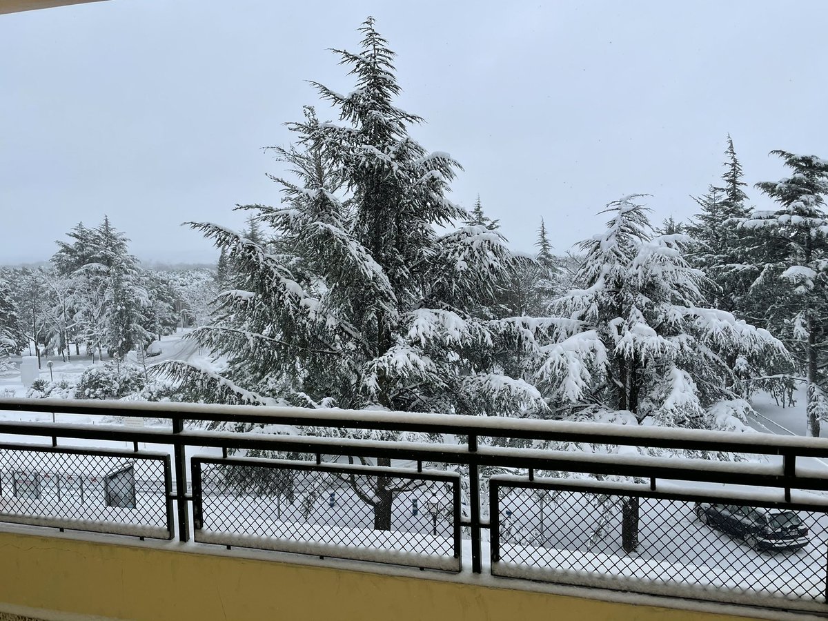 Jesuspelher's tweet photo. Si estás ingresada con tu bebé y tu acompañante... pero tienes estas vistas desde tu ventana y terraza, es menos ingreso #ElEscorialPreparadoparati https://t.co/x6SXYvqvXi