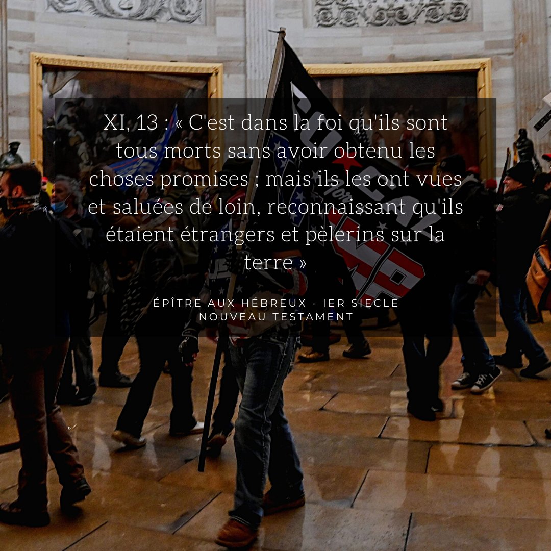 En choisissant cette photo, le <a href="/nytimes/">The New York Times</a> avait il noté le symbole du tableau en arrière plan ? L’embarquement des Pères pèlerins à Delfthaven (1620). #Cultureg #Capitole #TrumpBanned <a href="/BritishGallery/">British Gallery</a> <a href="/ATrapenard/">Augustin Trapenard</a>